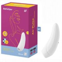 Satisfyer Вакуумно-волновой стимулятор Curvy 1+ с возможностью управления через приложение - белый